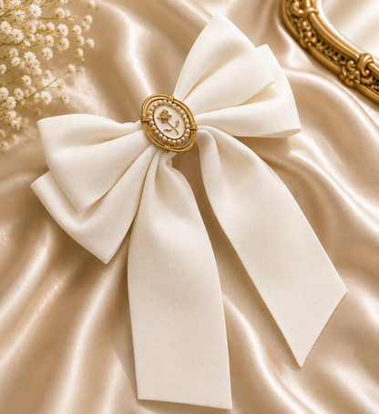 Classic Velvet Bow Hair Clip