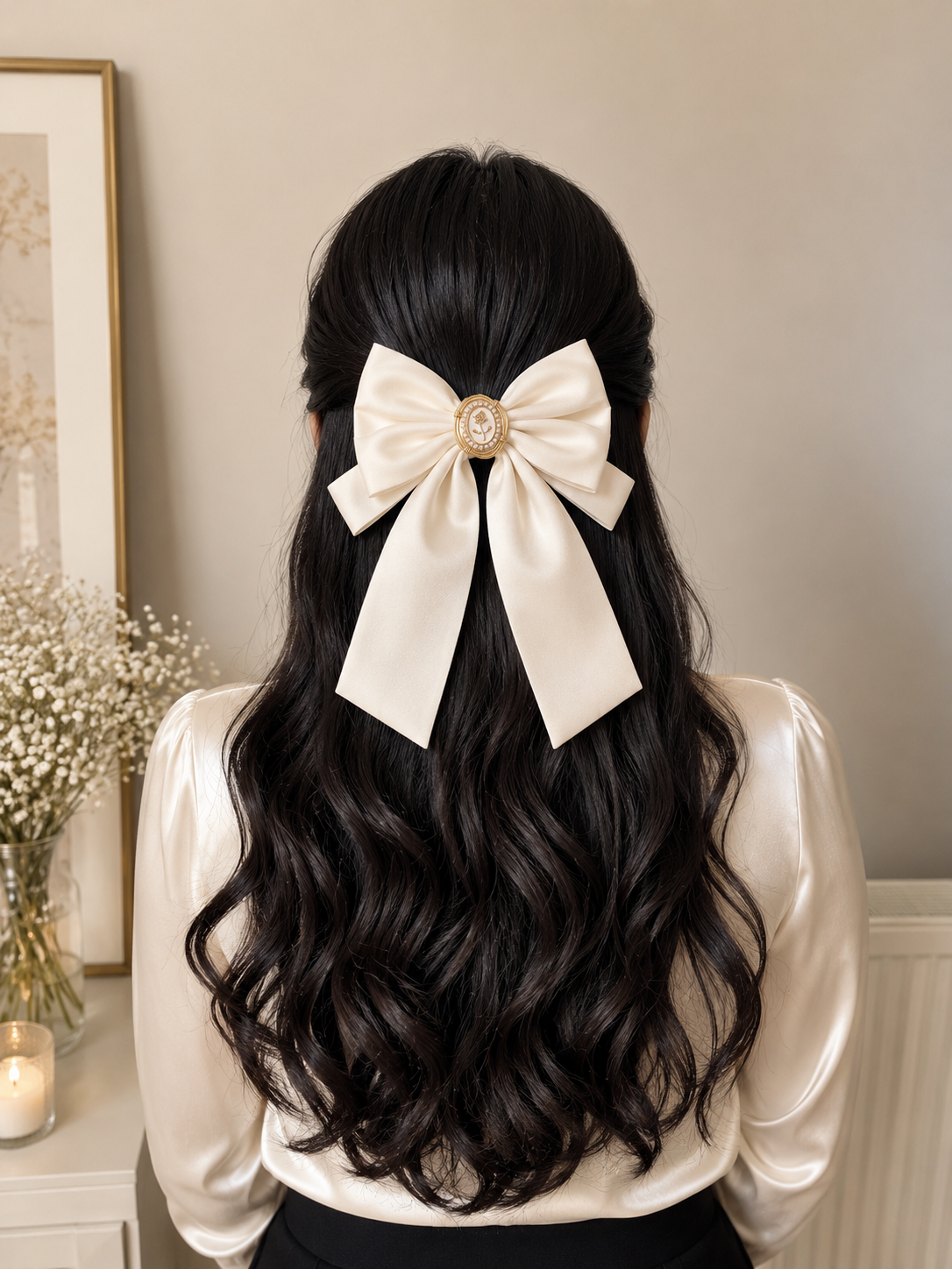 Classic Velvet Bow Hair Clip