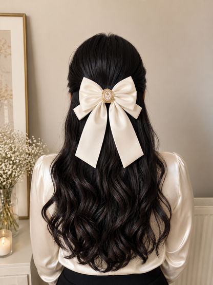 Classic Velvet Bow Hair Clip