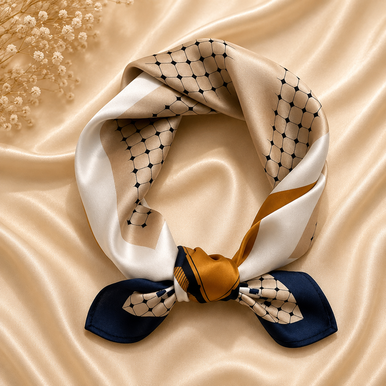 Signature Mulberry Silk Scarf