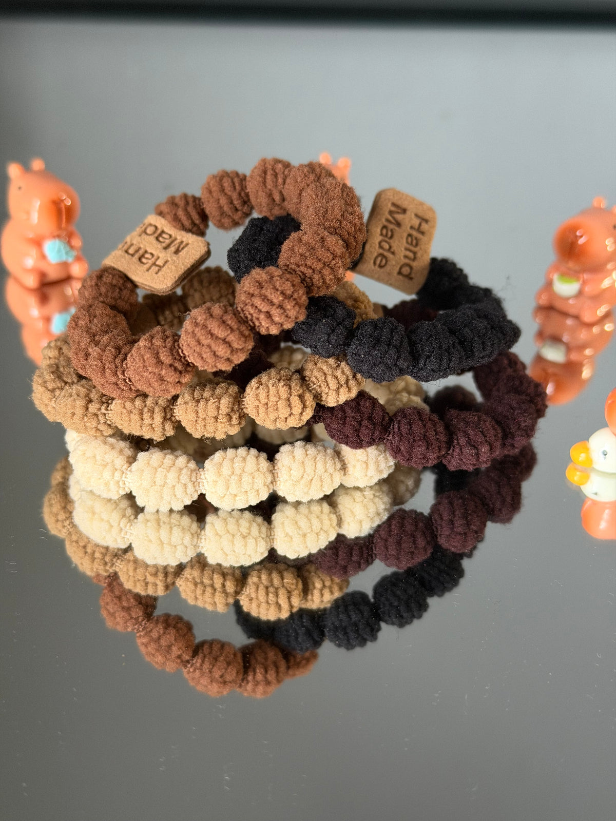 The Atelier Textured Scrunchie Set